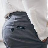 Hyper Stretch Chinos In Graphite Grey