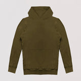 Hyper Stretch Hoodie In Olive Green