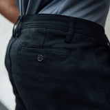 Hyper Stretch Chinos In Jet Black