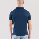 Muscle Fit Polo In Navy Blue