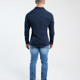 Overshirt In Navy Blue