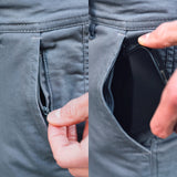 Hyper Stretch Chinos In Graphite Grey
