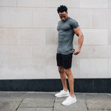 Tee In Charcoal Grey