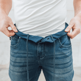 Jogger Jeans In Deep Blue
