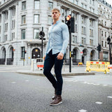 Hyper Stretch Chinos In Navy Blue