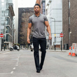 Straight Cut Jeans In Stay Black
