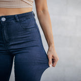 Hyper Stretch Jeans In Indigo Wash
