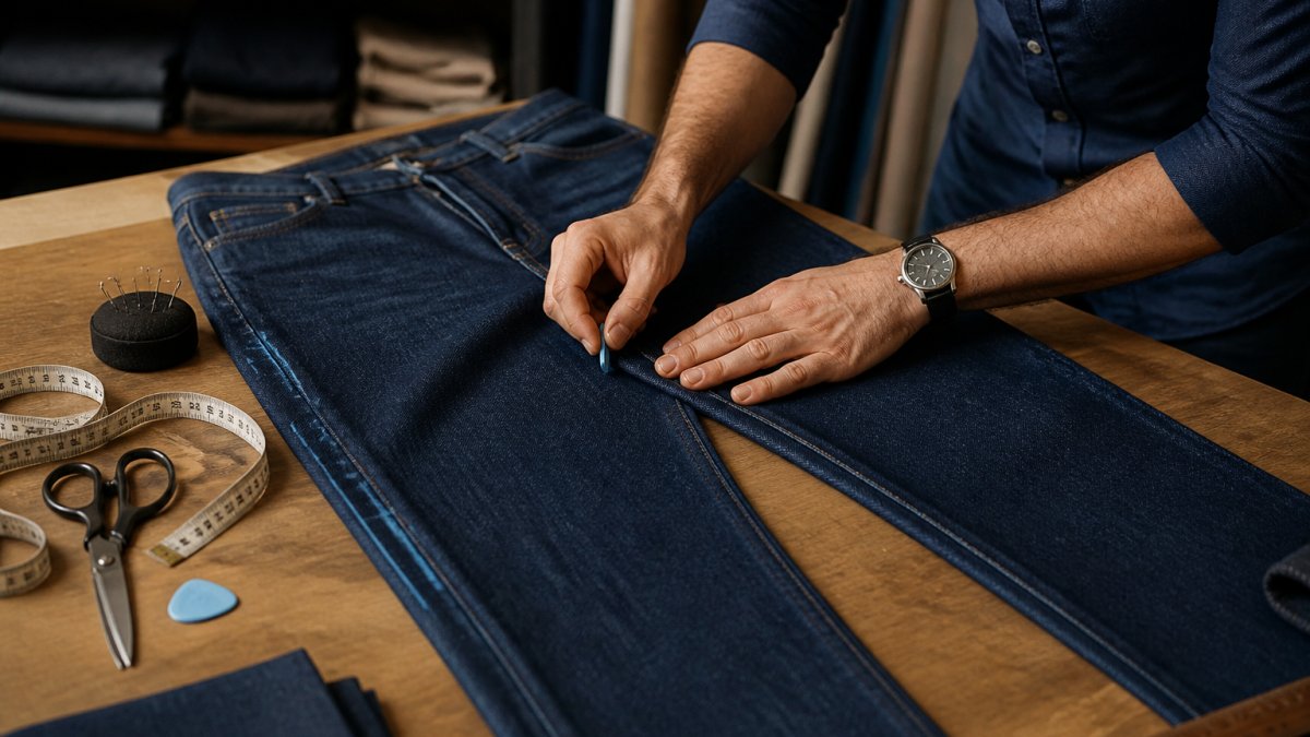 How to Tailor Jeans for Large Thighs