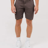 Hyper Stretch Shorts In Cedar Brown