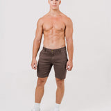 Hyper Stretch Shorts In Cedar Brown