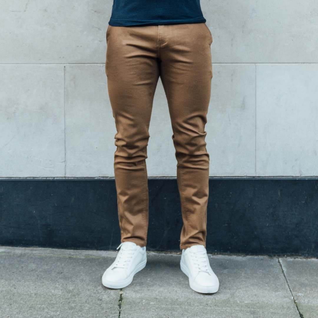 Hyper Stretch Chinos In Desert Brown [Limited Stock]