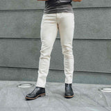 Hyper Stretch Jeans In Ecru [Surplus Sale]