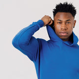 Hyper Stretch Hoodie In Electric Blue