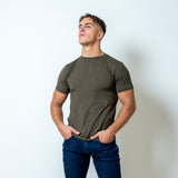 Muscle Tee In Forrest Green