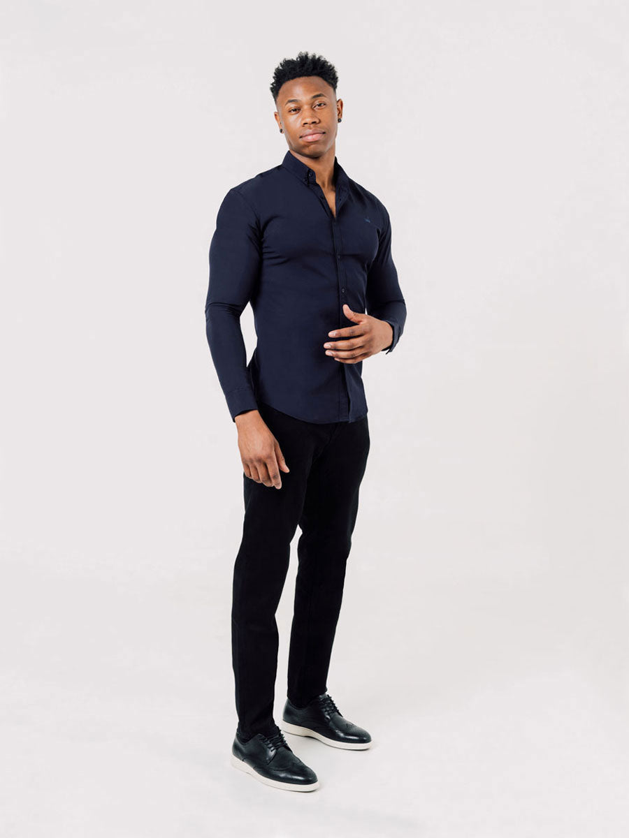 High Performance Shirt In Midnight Blue