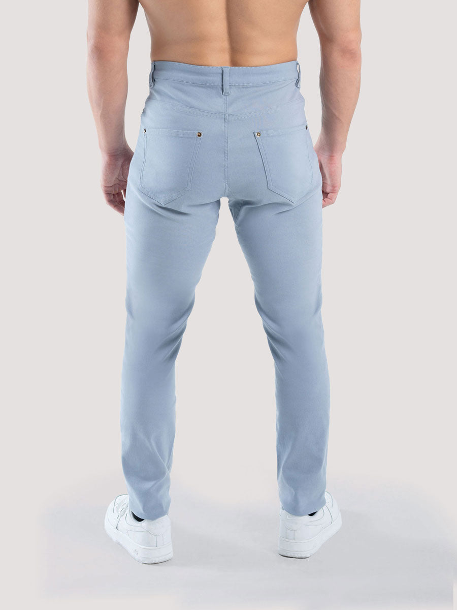 Hyper Stretch Pants In Sky Blue