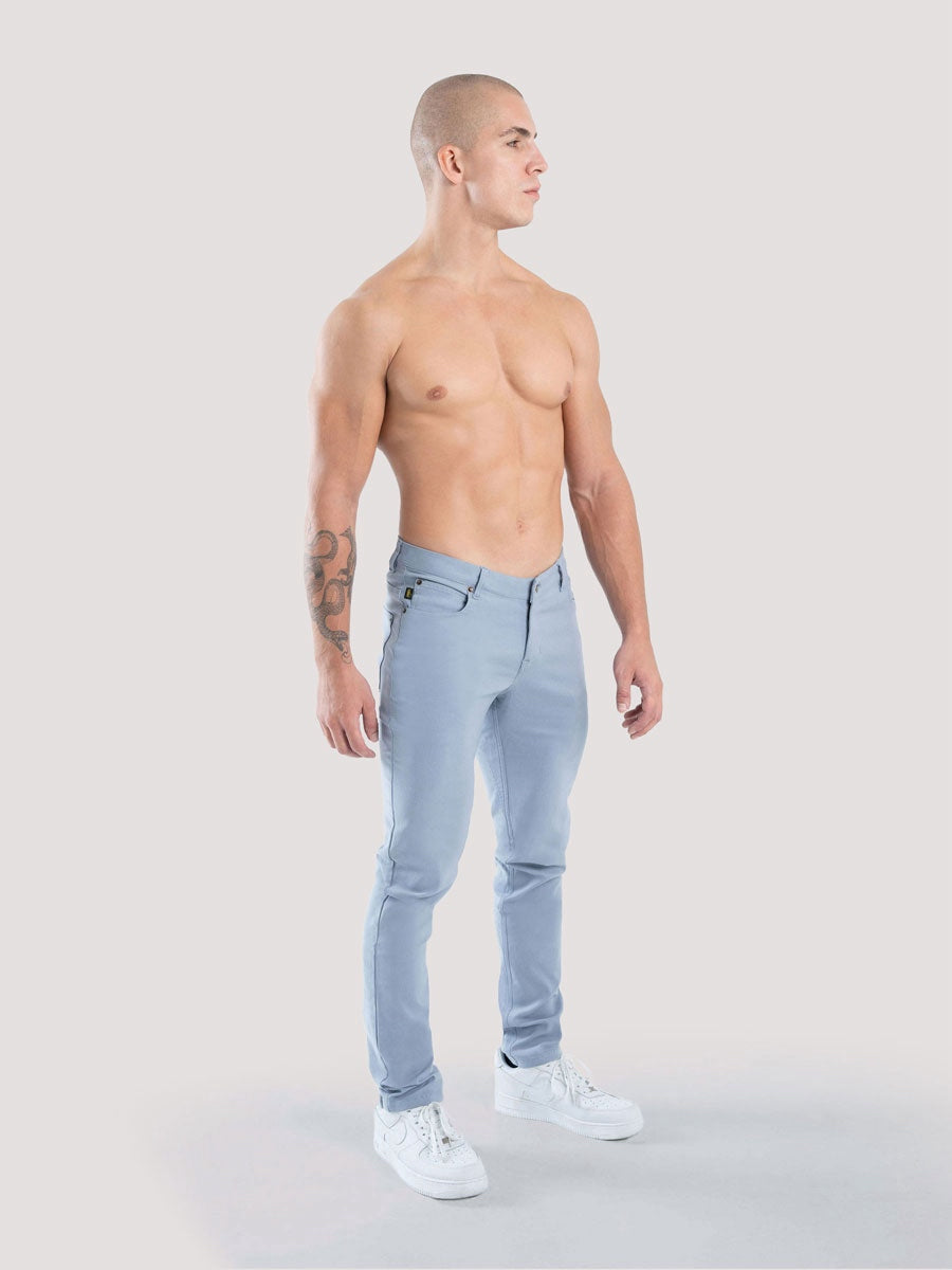 Hyper Stretch Pants In Sky Blue
