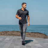 Hyper Stretch Polo 2.0 In Jet Black [Surplus Sale]