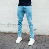 Hyper Stretch Jeans In Light Blue [Surplus Sale]