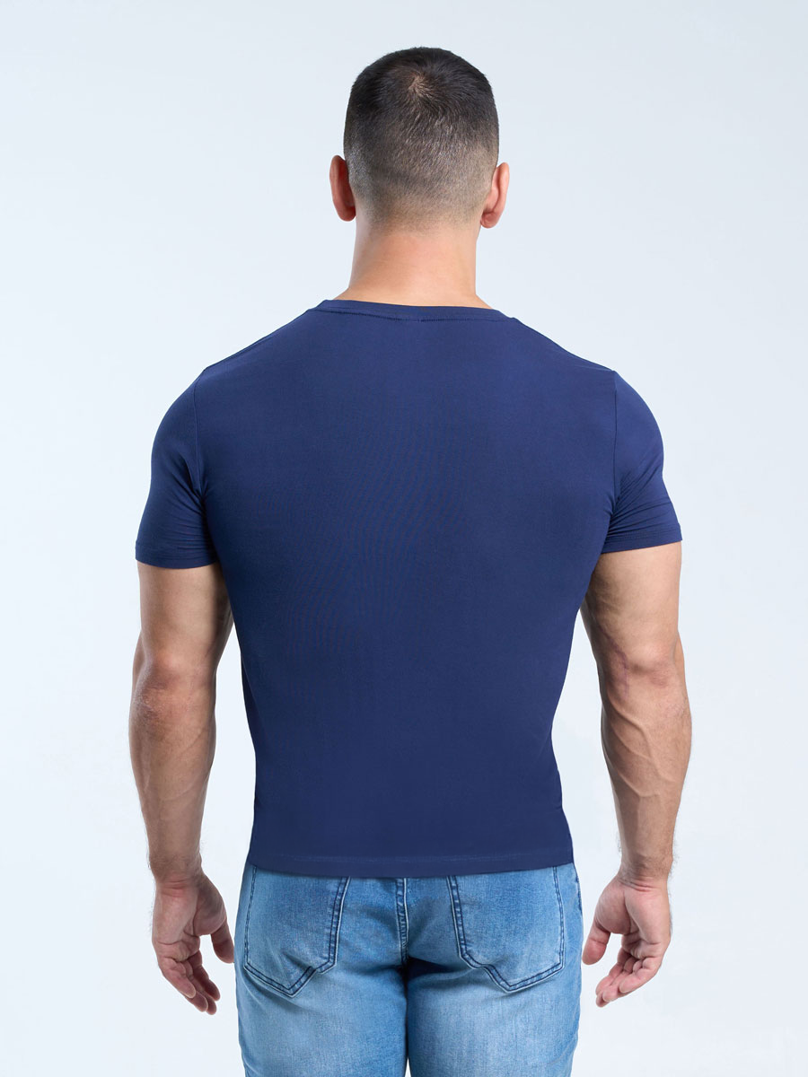 Bamboo Tee In Deep Blue