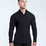 Hyper Stretch Shirt In Jet Black