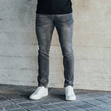 Hyper Stretch Jeans In Slate Grey Wash