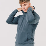 Hyper Stretch Hoodie In Smoke Grey