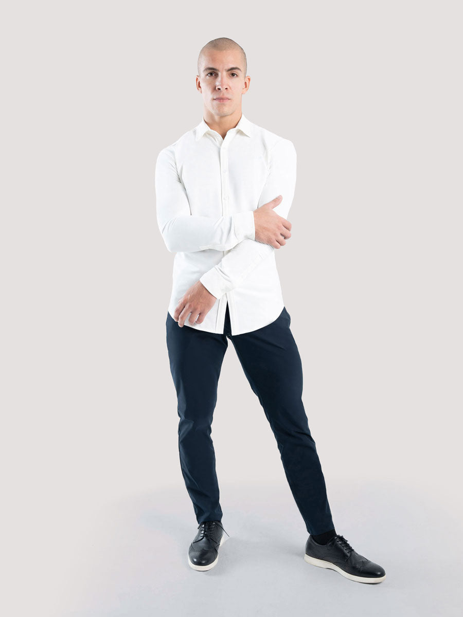 Tech Pants In Navy Blue