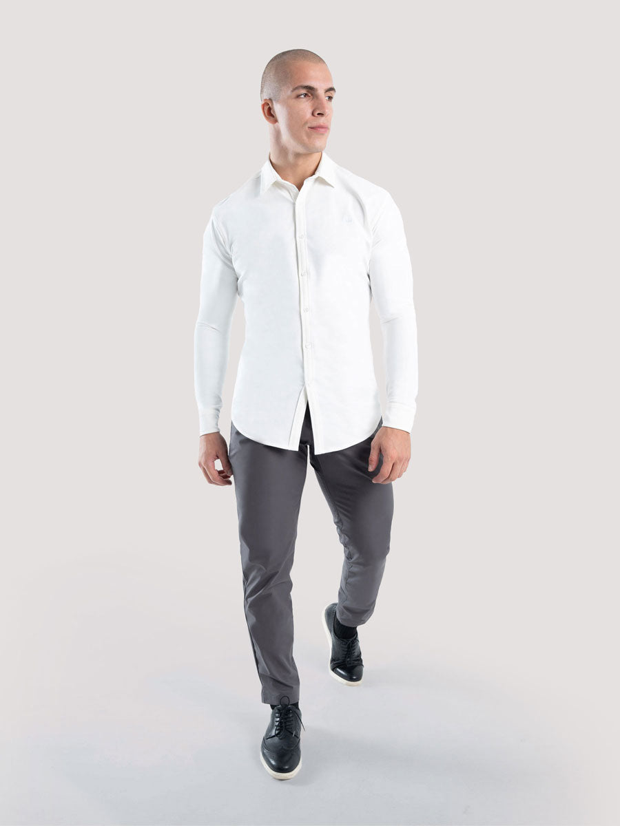 Tech Pants In Charcoal Grey