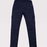 Cargo Trousers In Navy Blue