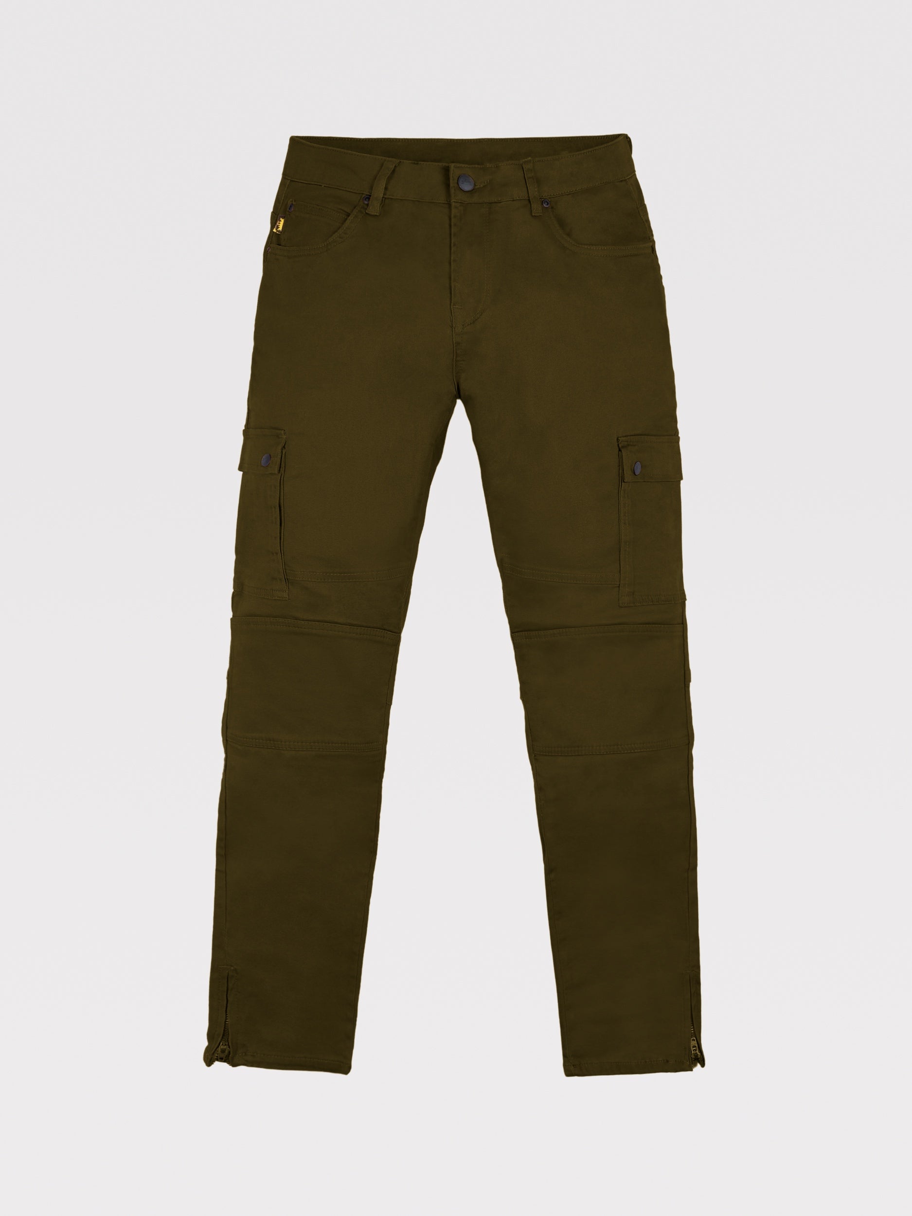 Cargo Trousers In Olive Green