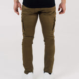 Cargo Trousers In Olive Green