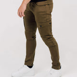 Cargo Trousers In Olive Green