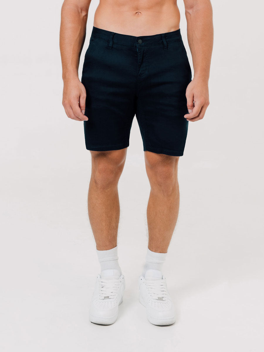 Hyper Stretch Shorts In Navy Blue