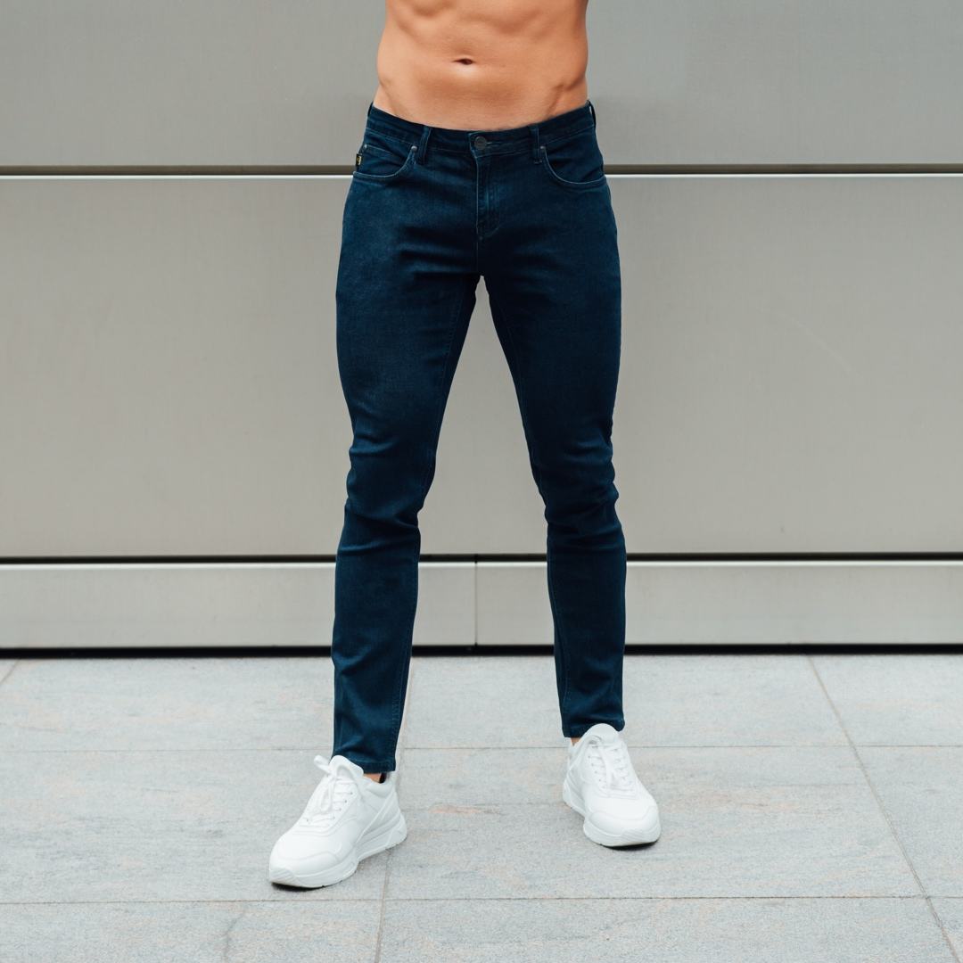 Men's Muscle Fit Straight Cut Jeans  Cutting-Edge HYPERstretch Denim–  Fitizen