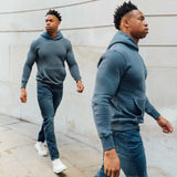 Muscle Fit Hoodie In Cobalt Blue [Surplus Sale]