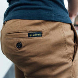 Hyper Stretch Chinos In Desert Brown