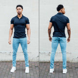 Hyper Stretch Jeans In Light Blue [Surplus Sale]