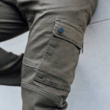Cargo Trousers In Olive Green
