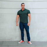 Hyper Stretch Polo In Racing Green [Surplus Sale]