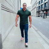 Hyper Stretch Polo In Racing Green [Surplus Sale]