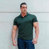 Hyper Stretch Polo In Racing Green [Surplus Sale]