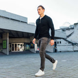 Hyper Stretch Jeans In Slate Grey Wash